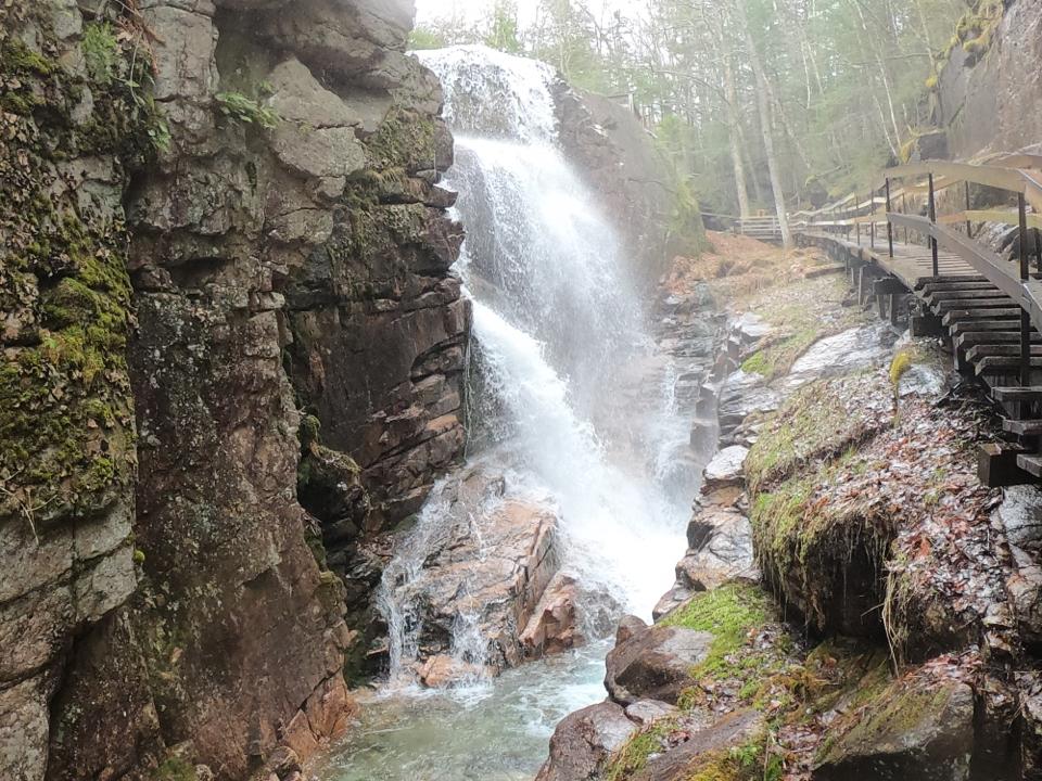 Another shot of the watefall at the flume