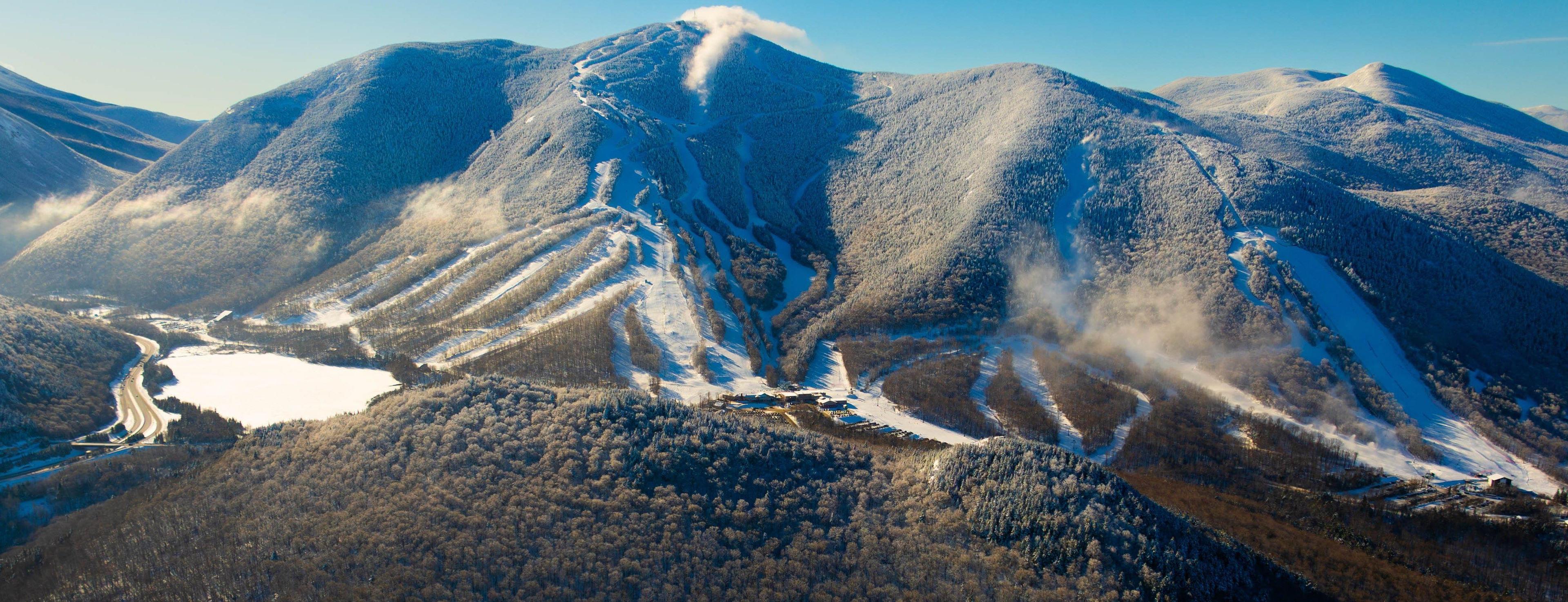 Drone of the entire mountain including Mittersill