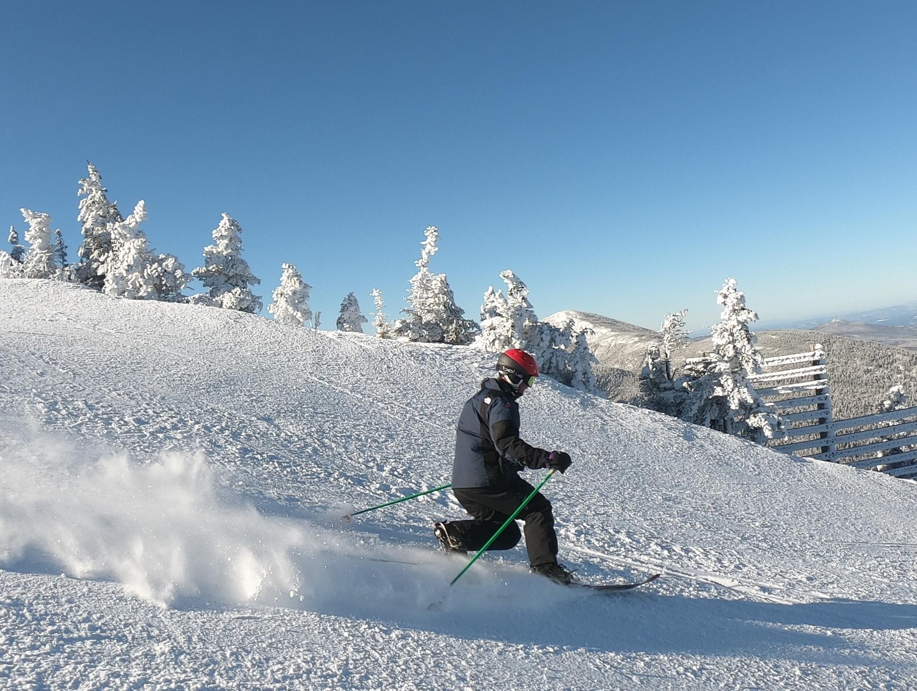 Telly skiers on Taft Slalom.